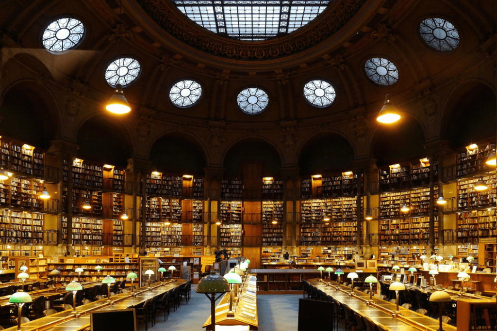 Oval Room at the National French Library