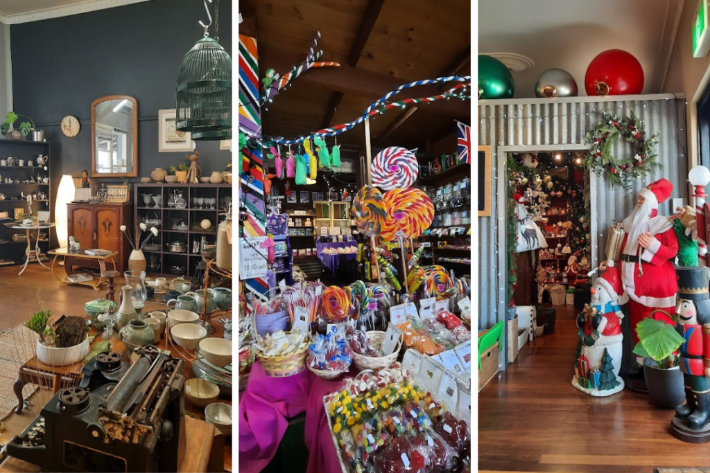 Antique store, lolly shop, Christmas shop in Bridgetown Western Australia