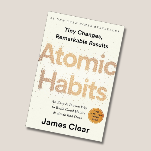 Book cover Atomic Habits James Clear